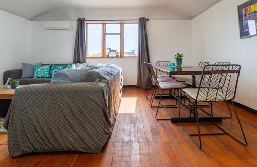 Hornby Apartment | A comfy family stay near Hornby Mall Sleeps 8