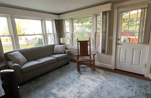 Warwick Cottage | A Cozy Beach Cottage at Conimicut Point, water views, and walk to the beach.