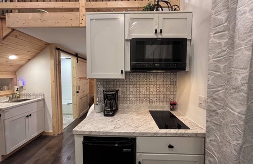Meyersdale Cabin | A Cozy Tiny house by the GAP Trail & view of the Sand Patch grade.