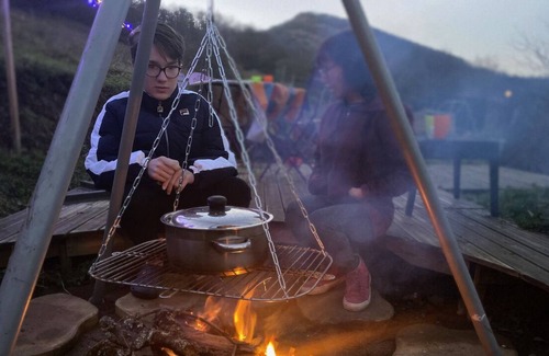 Anla Bed & Breakfast | A family holiday in a Mongolian style Yurt with a private hot tub and BBQ