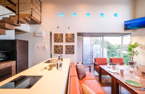 Kadena Apartment | A feeling of openness as if you were in the sky E/Nakagami-gun Okinawa