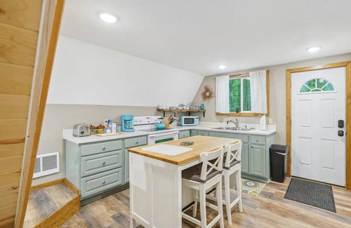 Ludington Cabin | A-Frame Cabin: Near Hamlin Lake, Pet Friendly, Trailer Parking
