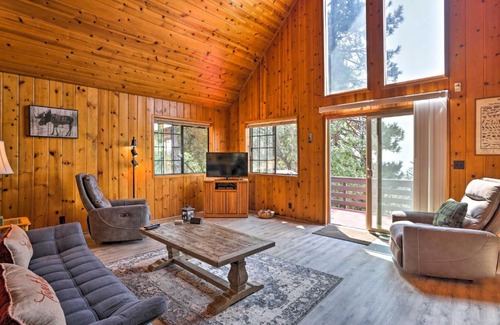 Running Springs House | A-Frame Cali Cabin with Unobstructed Valley Views!