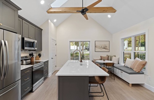 Manson Cabin | A-FRAME Lake Cabin. Brand NEW HOME. Mid Century Modern