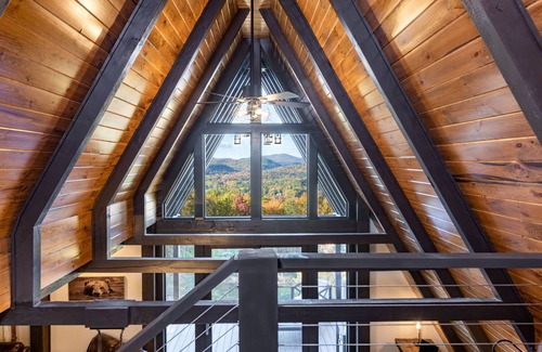 Jeffersonville Ski Chalet | A Frame on the Ridge near Smuggler's Notch