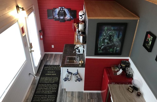 Buda House | A Galactic Getaway Mini Home at the Drive in
