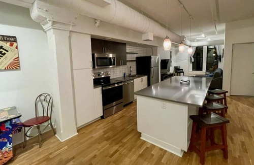Old Market Apartment | A historic movie themed, 1,200 square foot loft in the heart of the Old Market
