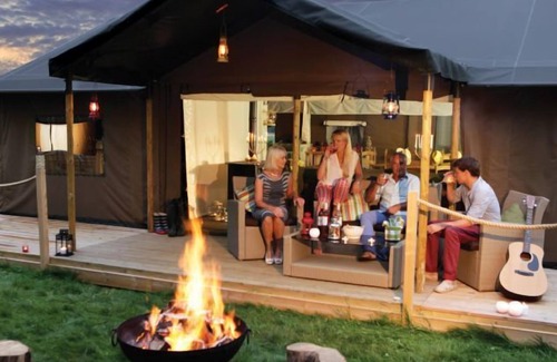 Cornwall Cottage | A home from home canvas-wrapped three bedroom colonial style tent.