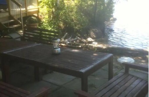 Frontenac House | A hot tub, view and lake to die for: relax on our deck and watch the loons
