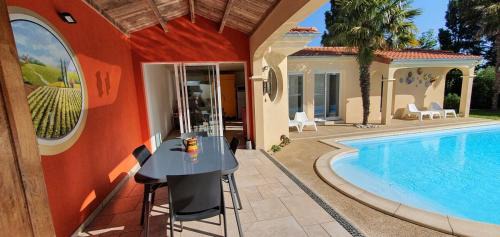 Le May-sur-Evre House | A La Topaze #Gîte calme #3 pers #Piscine privée #Cholet #Wifi haut débit #Préau #Cholet #Parc japonais #Puy du F ou