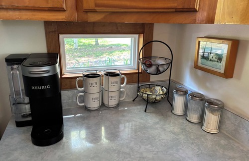 North East House | A lakefront home with cozy fireplace