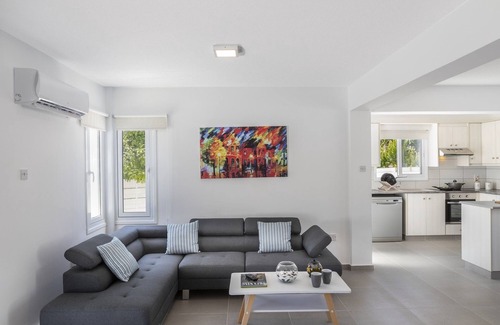 Protaras Villa | A modern 3 bedroom villa is situated in a quiet area in the central of Protaras