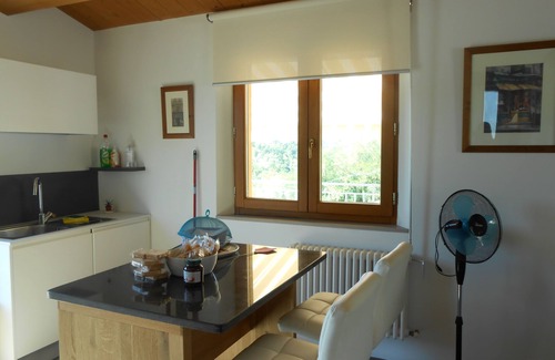 San Ginesio Apartment | A modern independent apartment with a large private terrace.