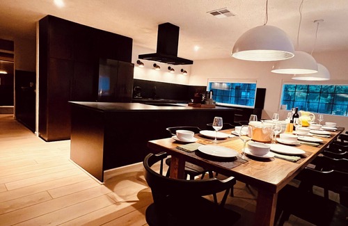 Croft House | A newly renovated mountain lodge with a vintage 70's vibe.