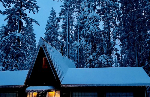 Croft House | A newly renovated mountain lodge with a vintage 70's vibe.