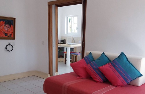 Barra de Potosi Apartment | A pasos de la playa y laguna. Suite hasta 6 personas.