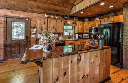 Foxfire Estates Cabin | "A Point of View" - Cozy Cabin. Long Range View. All paved roads.