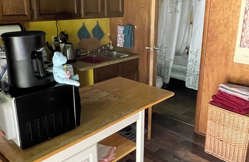 Bigfork Cabin | A Private, Cozy Cabin Near Bigfork for Two with a Clawfoot Tub