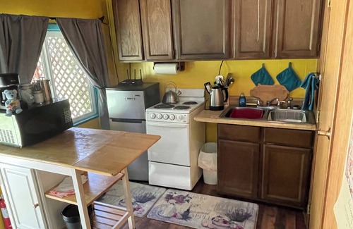 Bigfork Cabin | A Private, Cozy Cabin Near Bigfork for Two with a Clawfoot Tub