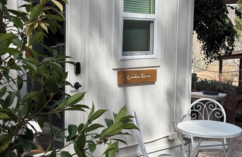 Cornville Apartment | A private room with views of the garden and morning eastern light.
