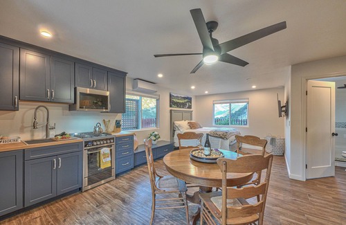 Greenfield Apartment | A quiet, relaxing, country getaway with a creek, pool and private hot tub.