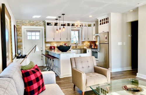 Boyne Falls House | A River Runs Through It! Charming 2-bedroom home near Walloon Lake