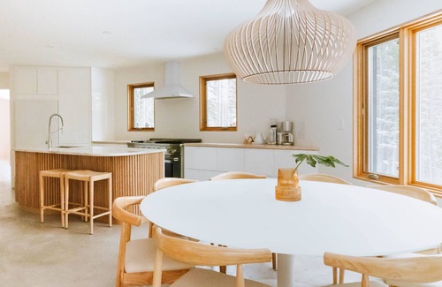 Nordegg House | A Scandinavian getaway in the forest - calm, minimal, and serene.