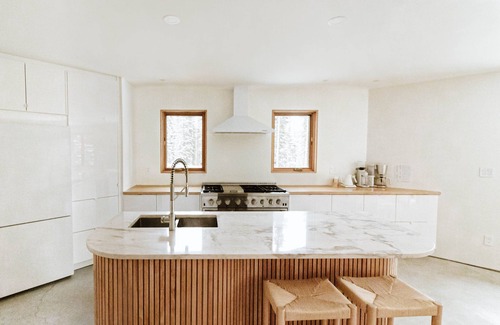 Nordegg House | A Scandinavian getaway in the forest - calm, minimal, and serene.