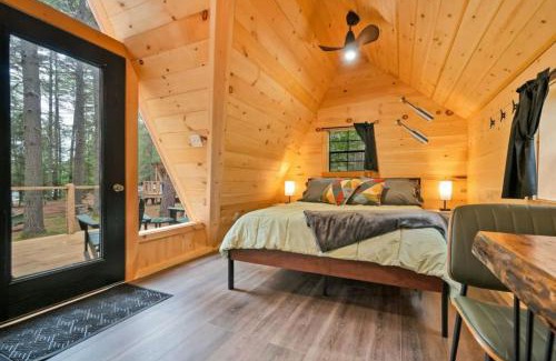 Oxford House | A Serene A-Frame Cabin with Hot Tub