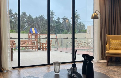 Salalah Ski Chalet | A small chalet at Hart of Salalah between coconut farms with a private pool