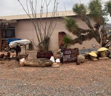 Van Horn Villa | a taste of West Texas The old rock shop