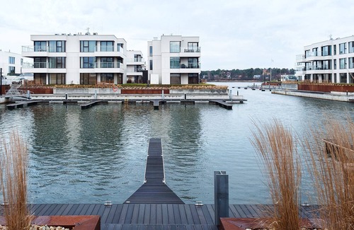 Orlinki Apartment | A unique stay in a modern seaside marina.