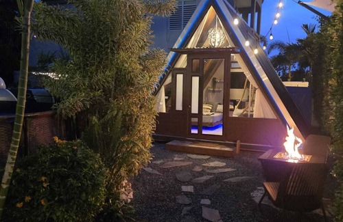 Aguadilla Pueblo Cabin | A unique way to camp in luxury