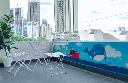 Kampung Datuk Keramat Apartment | A3A l Near KLCC TRX l Santorini l 18 Guests