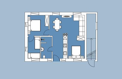 Vollerwiek Apartment | Abendstille, Ferienwohnung für maximal 4 Erwachsene und 2 Kinder in DE FEERJENHUSEN am Haubarg von Vollerwiek