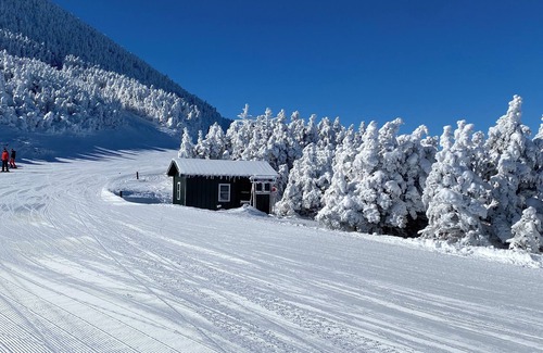 North Troy Condo | Absolute best ski on-off Slopeside location. Summer 2025 Reno just completed.