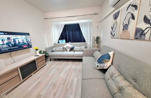 Larnaca City Centre Apartment | Abstract by the Sea ,Charming 1-bedroom apartment with AC, in lovely Larnaca