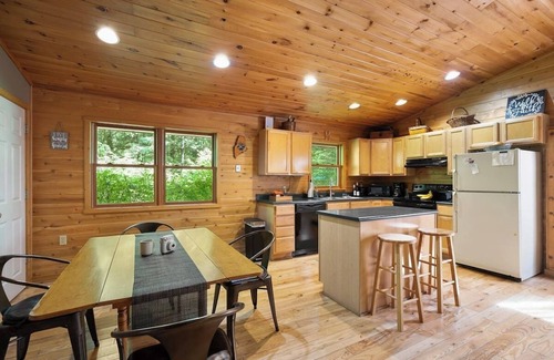 North Glade Hills Cabin | Access Lake from Cozy Seclusion- 3 Acres, Private Trail, Canoe - Sleeps 6-8