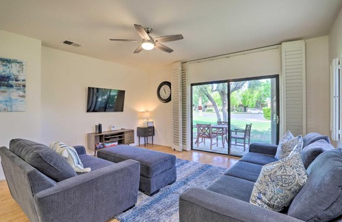 Palm Springs Apartment | Access to 33 Pools Cathedral City Condo with Patio