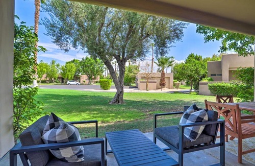 Palm Springs Apartment | Access to 33 Pools Cathedral City Condo with Patio