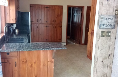 Canaan House | Access to snowmobile trail thru secondary trail/100% Solar Powered