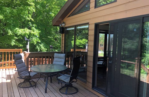 Richville Ski Chalet | Accessible Home on Secluded Private Lake