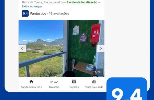 Jacarepagua Apartment | Aconchego e melhor visual é aqui!