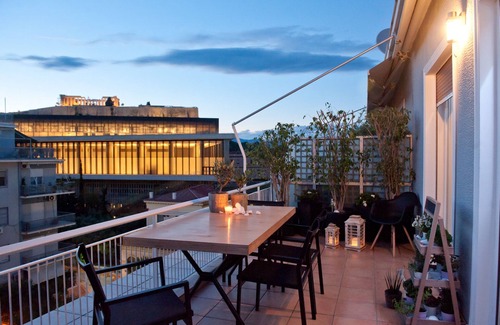 Makrigianni Apartment | Acropolis View Deluxe Penthouse; next to metro, Acropolis Museum and Plaka