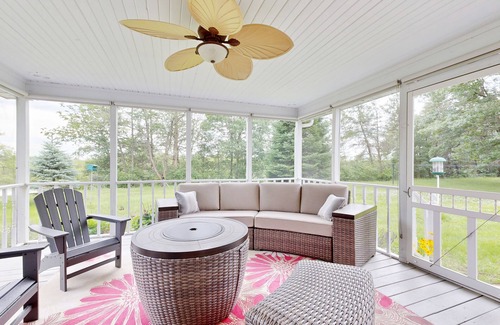 Necedah House | Action-Packed Waterfront Retreat with game room, hot tub, fire pit & more