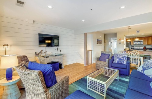 Bethany Beach House | Activities included up to $300 FREE PER WEEK! OCEAN FRONT - FREE DAILY ACTIVITIES! Beautiful Four bedroom town home with 2.5 baths situated behind the dunes approximately 300 feet from the beach.