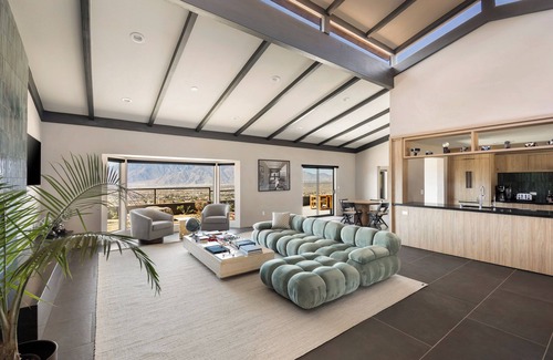 Desert Hot Springs House | Addendum Estate - 2 Pools, Panoramic Views & Luxe Privacy for Groups