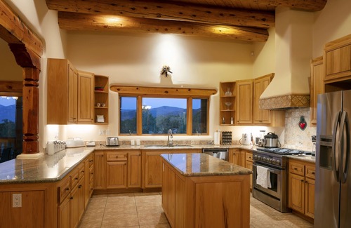 Taos House | Adobe Villa with 360º Views and entrance to Carson National Forest.