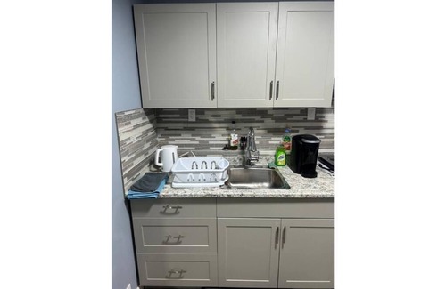 West Edmonton Apartment | Adorable 1 bedroom basement suite with fire place