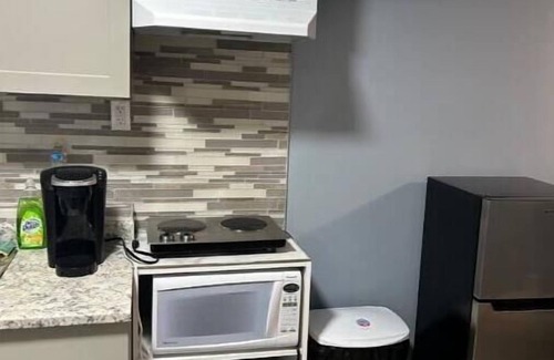 West Edmonton Apartment | Adorable 1 bedroom basement suite with fire place
